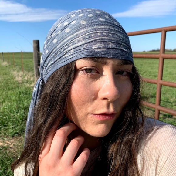 American Eagle Outfitters Accessories - • blue polka dot scarf •